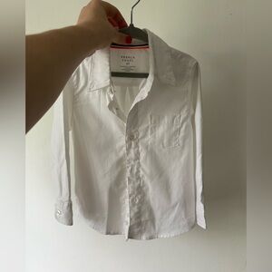 French Toast Toddler White Shirt
